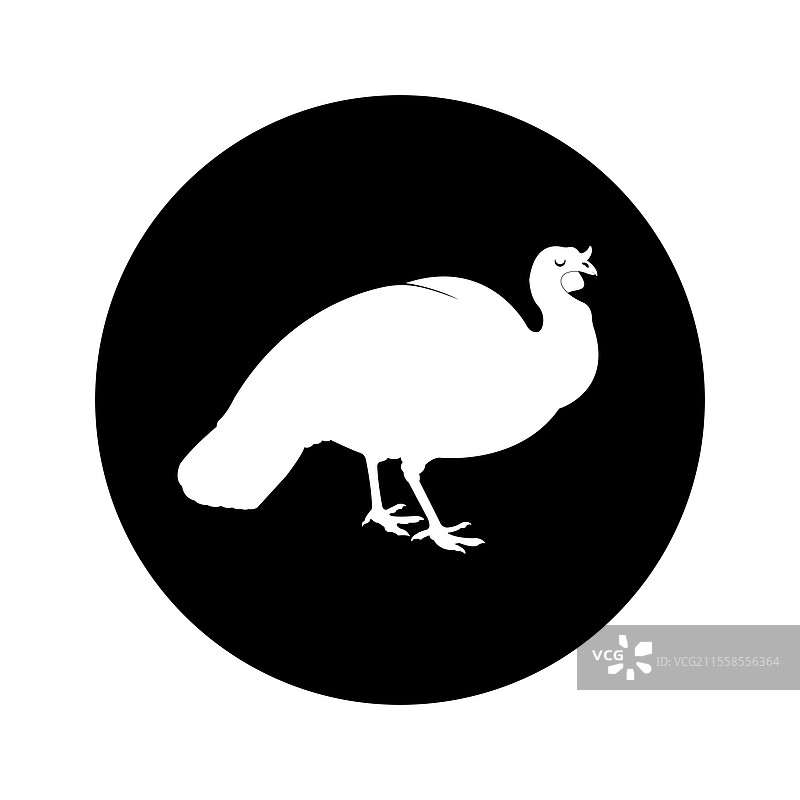 火鸡鸡肉图标图片素材