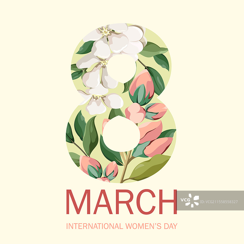 三月八日的贺卡图片素材