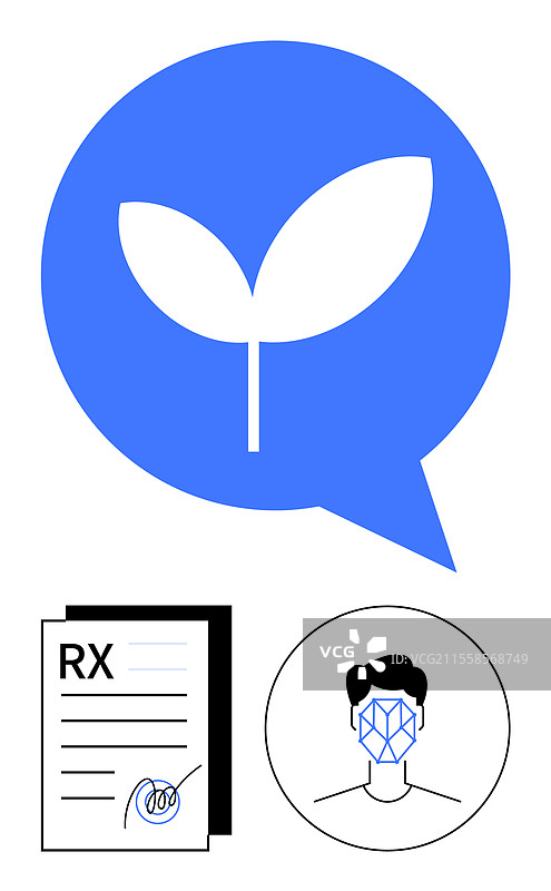 健康沟通处方管理与图片素材