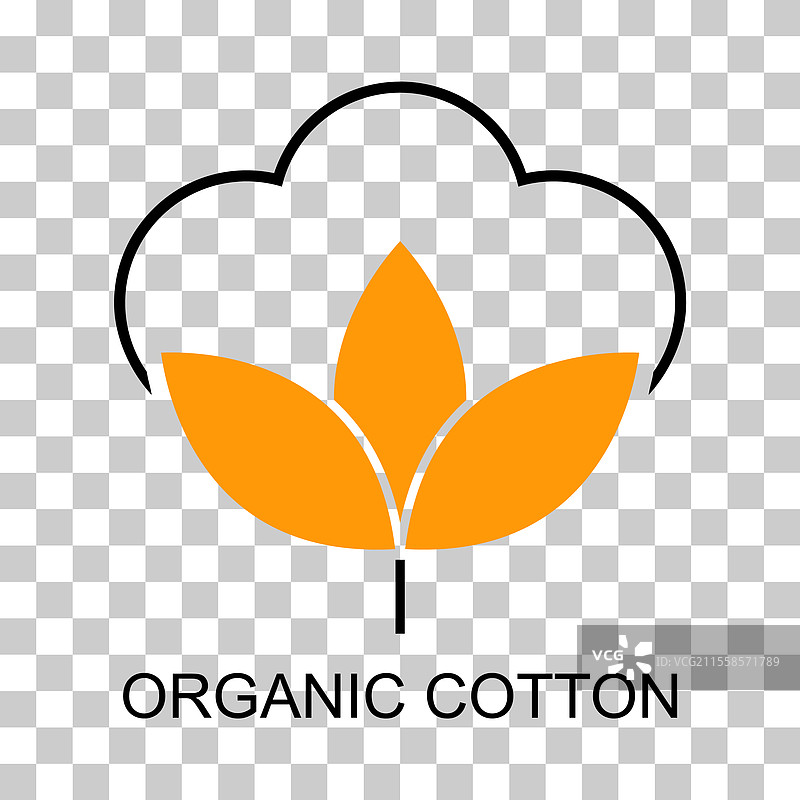 有机棉服装标志自然符号图片素材