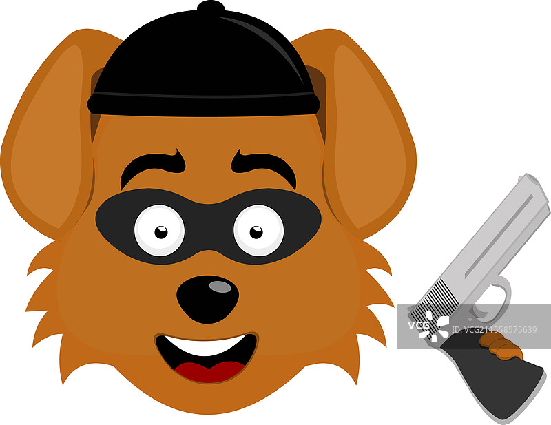 狗贼和枪图片素材