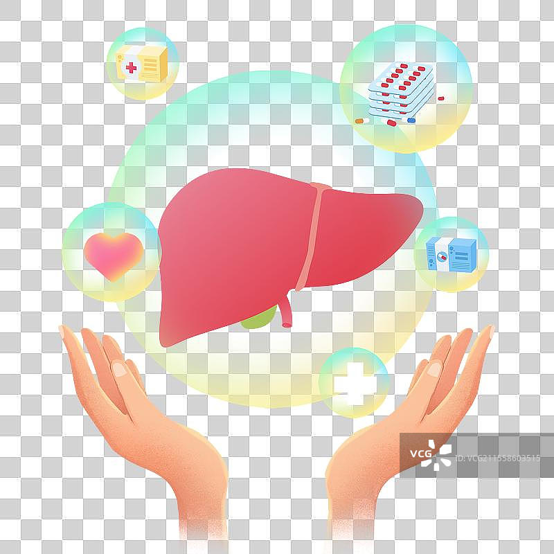 世界肝炎日全国爱肝日医疗健康保健护肝爱肝肝硬化肝炎图片素材