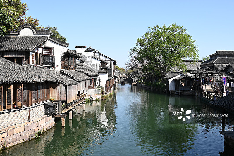 春日乌镇图片素材