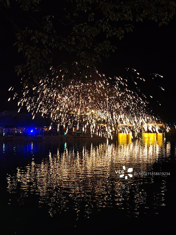 打铁花图片素材