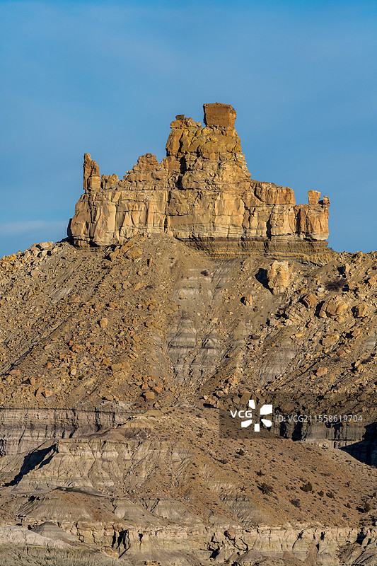 新墨西哥州天使峰的侵蚀地貌图片素材