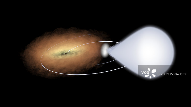 黑洞双星系统插图图片素材