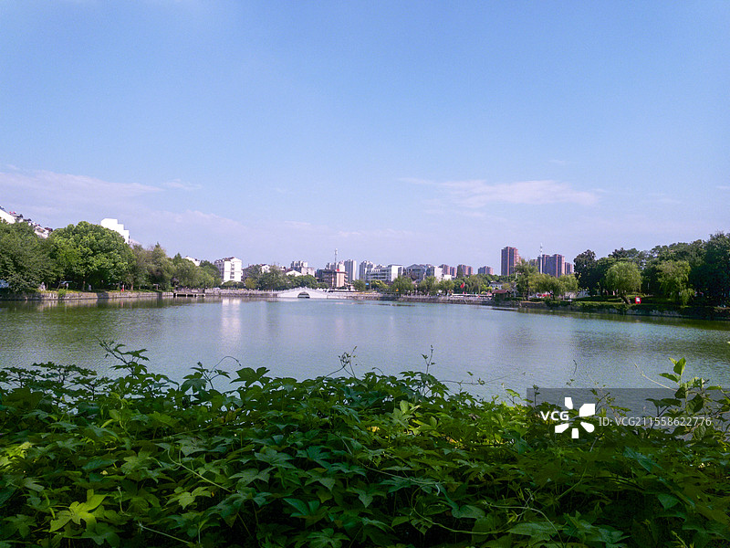 安徽省芜湖市无为绣溪公园图片素材