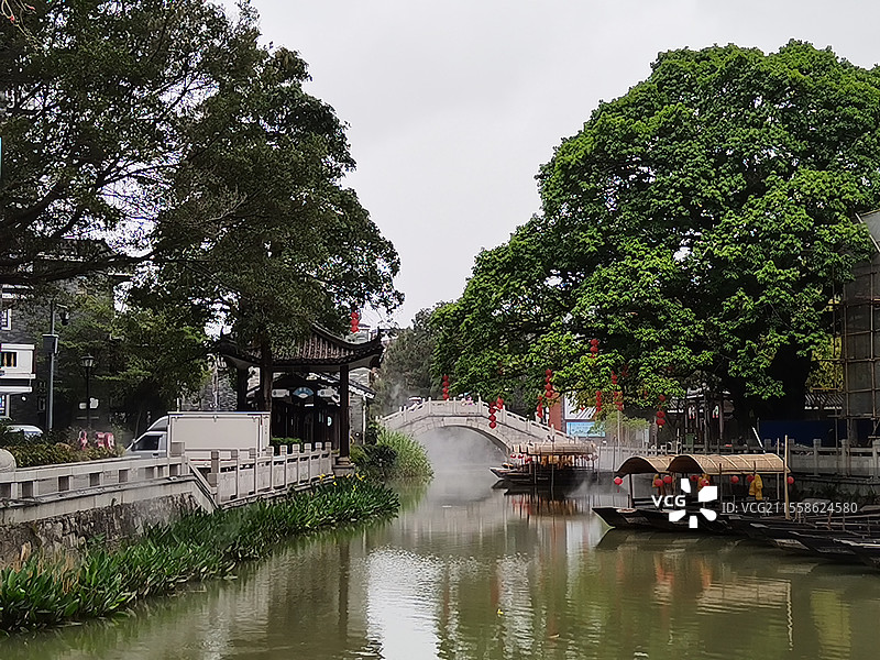 广州东涌水乡风情街图片素材