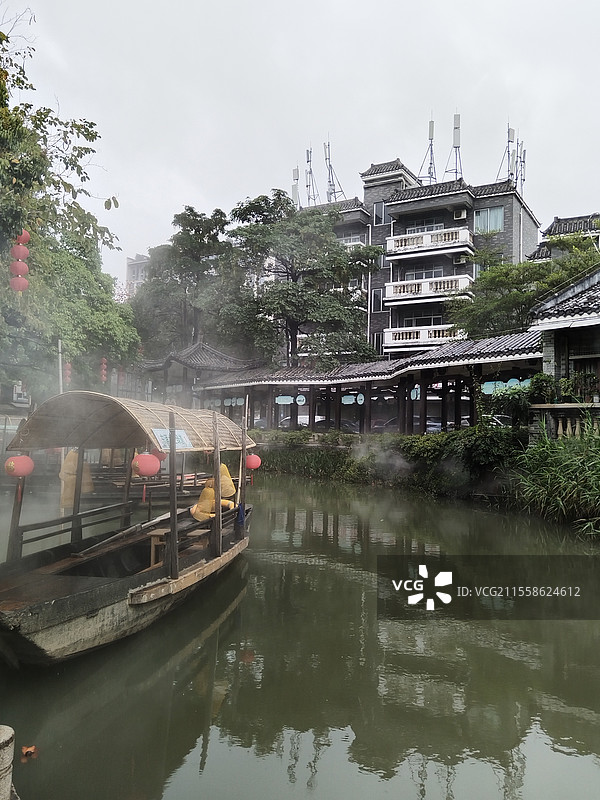 广州东涌水乡风情街图片素材