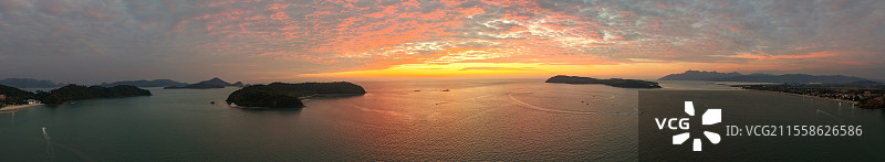 日落时的海景图片素材