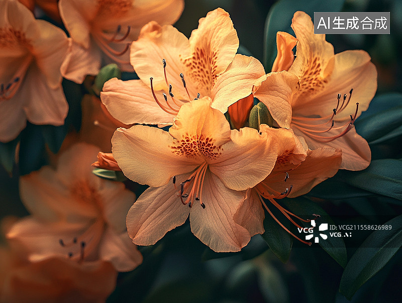 【AI数字艺术】鲜花插画绘画背景图图片素材