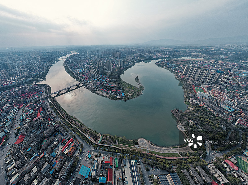 湖南省邵阳市北塔区航拍照片图片素材