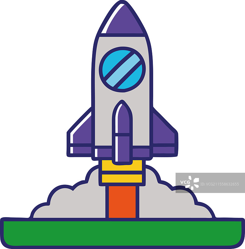 火箭发射图标图片素材