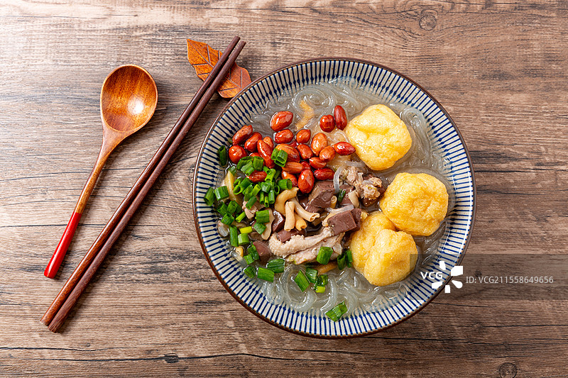 鸭血粉丝汤图片素材