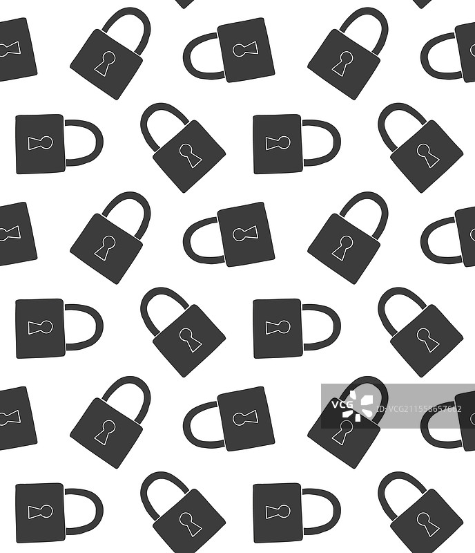 平面门锁的无缝图案图片素材