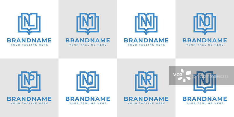 字母 nl nm nn no np nq nr nu 书籍标志图片素材