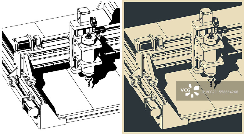 三轴数控雕刻机图片素材
