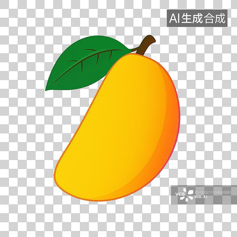 【AI数字艺术】芒果插画免扣素材矢量图图片素材