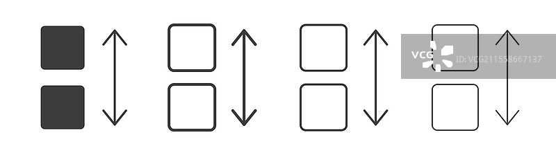 应用程序图标排序图形设计集图片素材