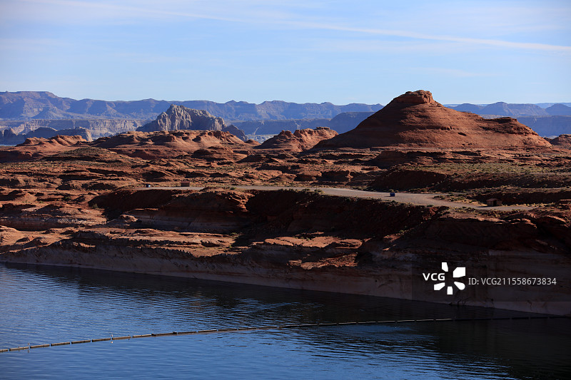科罗拉多河 胡佛水坝壮丽风光图片素材