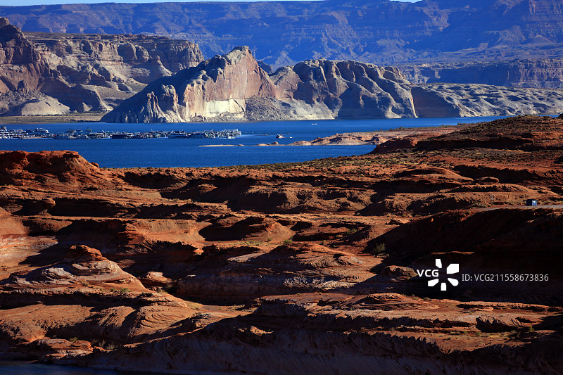 科罗拉多河 胡佛水坝壮丽风光图片素材