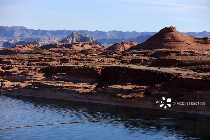 科罗拉多河 胡佛水坝壮丽风光图片素材