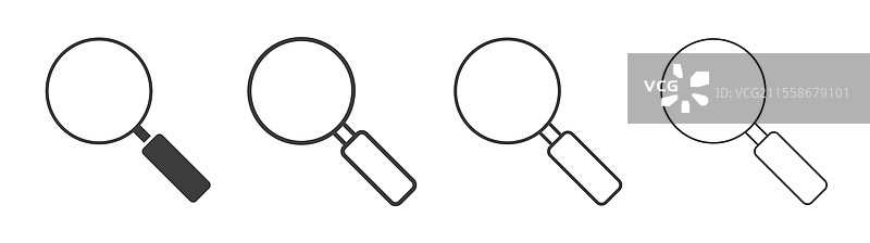 搜索图标集图形设计图片素材