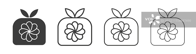 风吕敷图标集图形设计图片素材