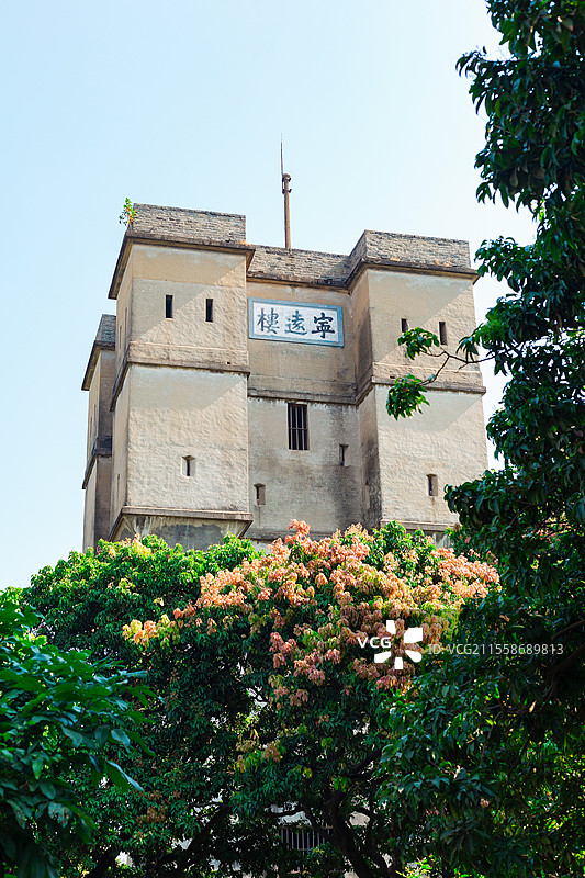广州市瓜岭古村落，宁远楼图片素材