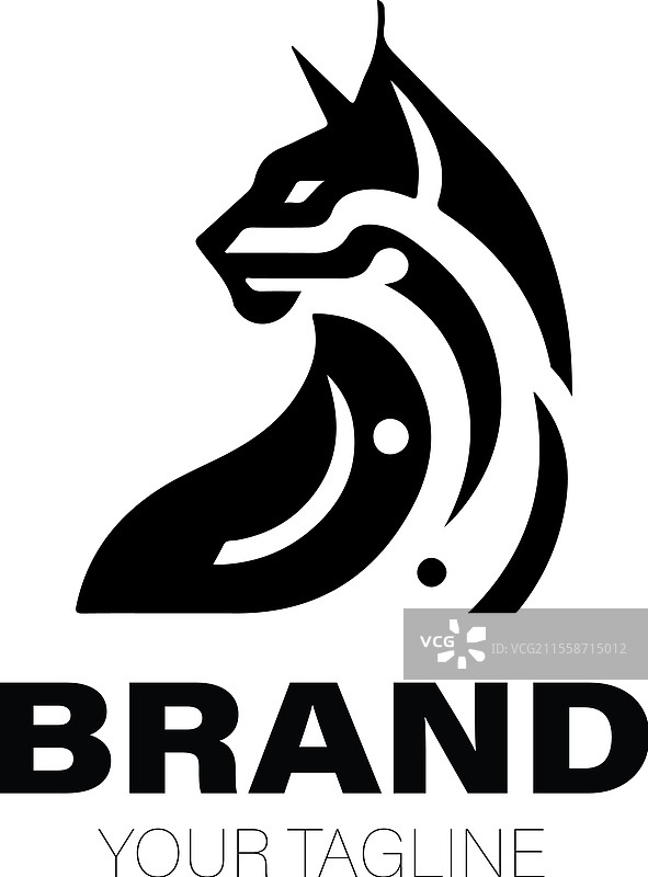 猞猁标志 猞猁标志设计 猞猁品牌标志 猞猁图片素材