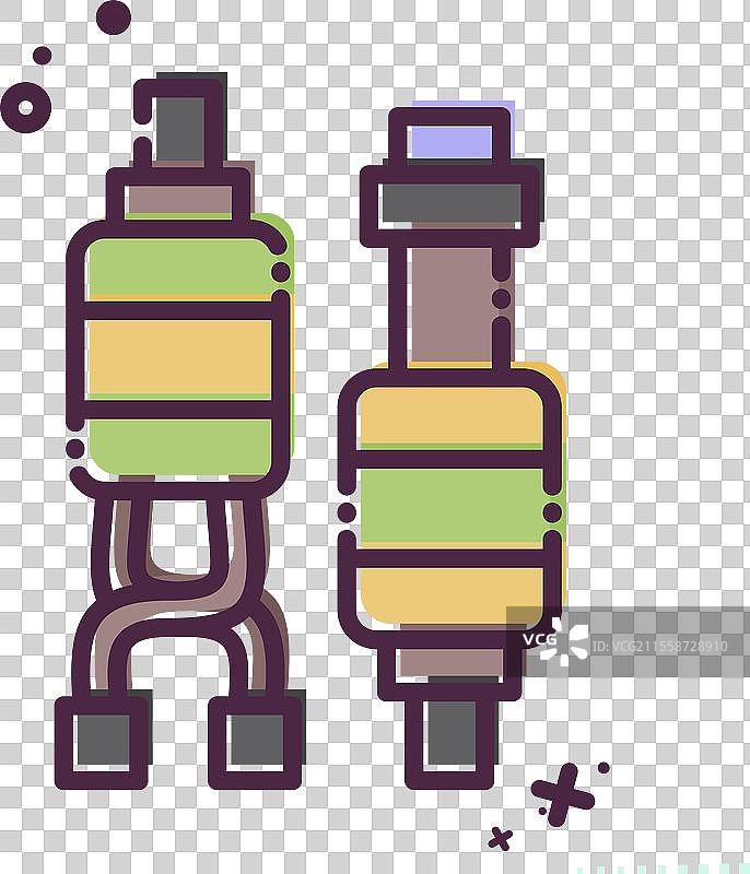 与无人机相关的备用电机图标图片素材