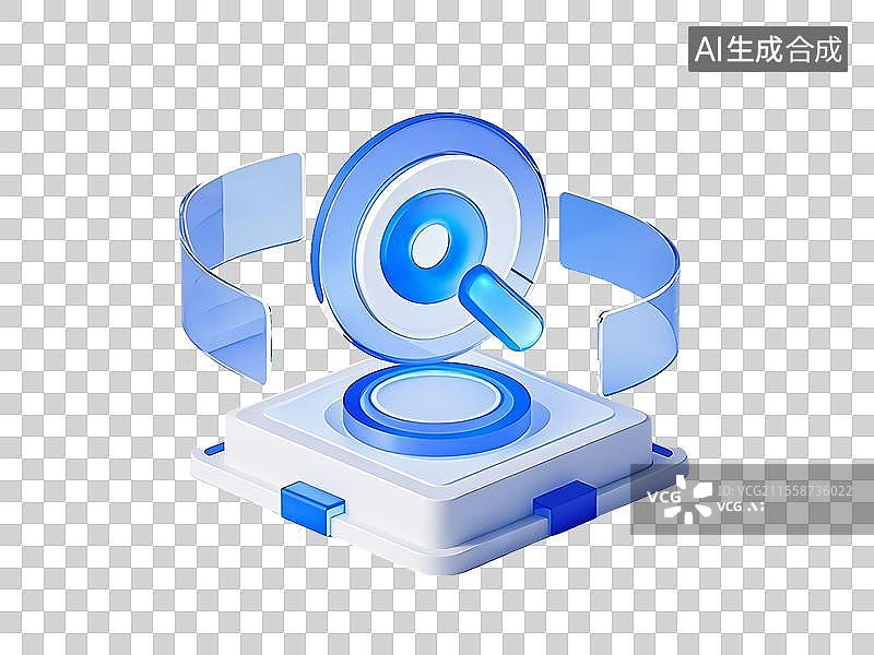 【AI数字艺术】B端图标-搜索图片素材