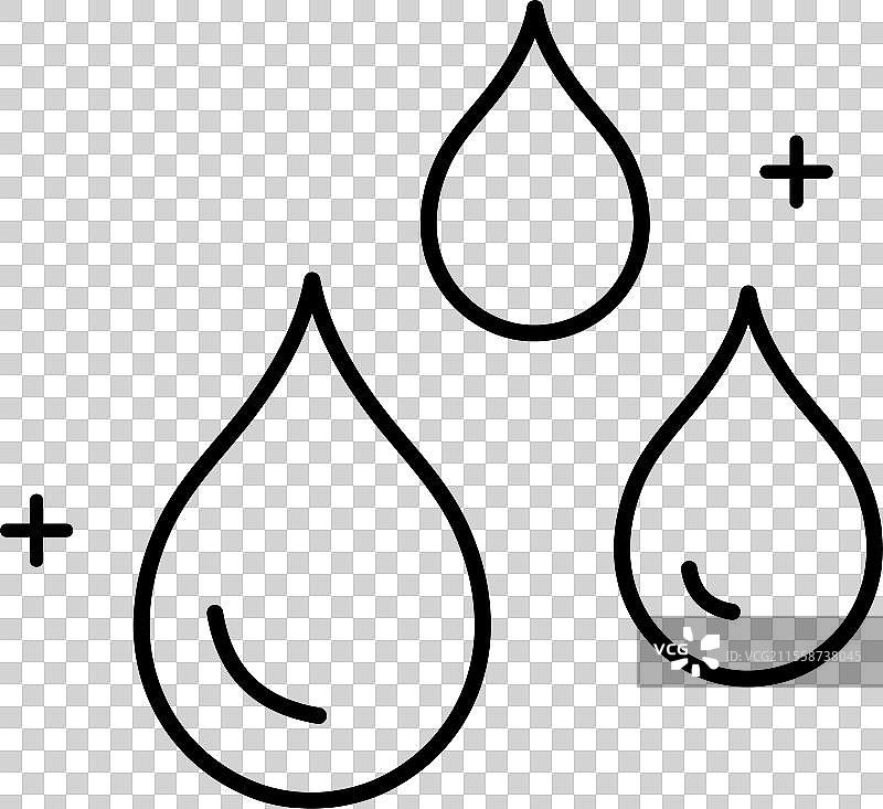 水净化图标突出显示图片素材