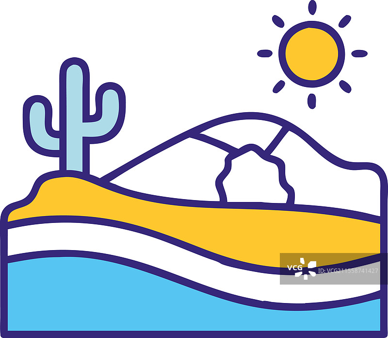 沙漠旅行风景图片素材