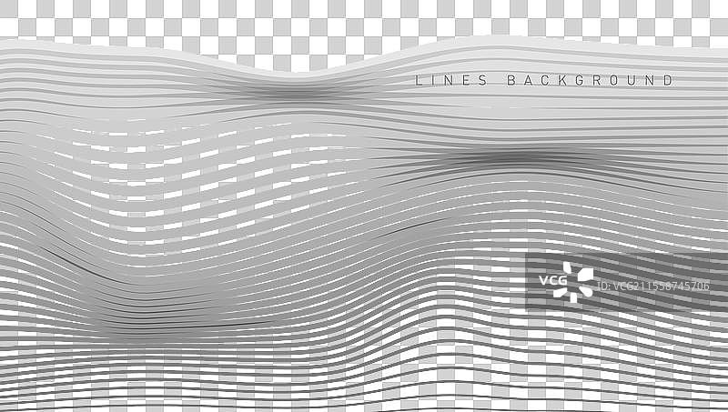 未来感的3D光渐变线条波浪背景图片素材