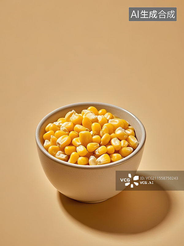 【AI数字艺术】一碗玉米粒图片素材