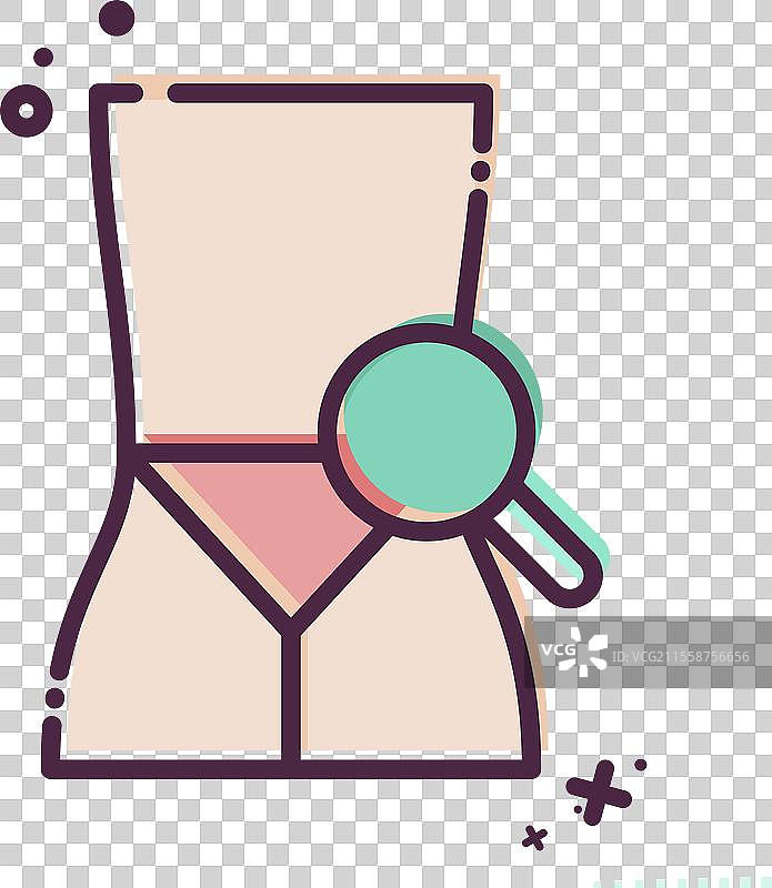 与医学专业相关的症状检查图标图片素材