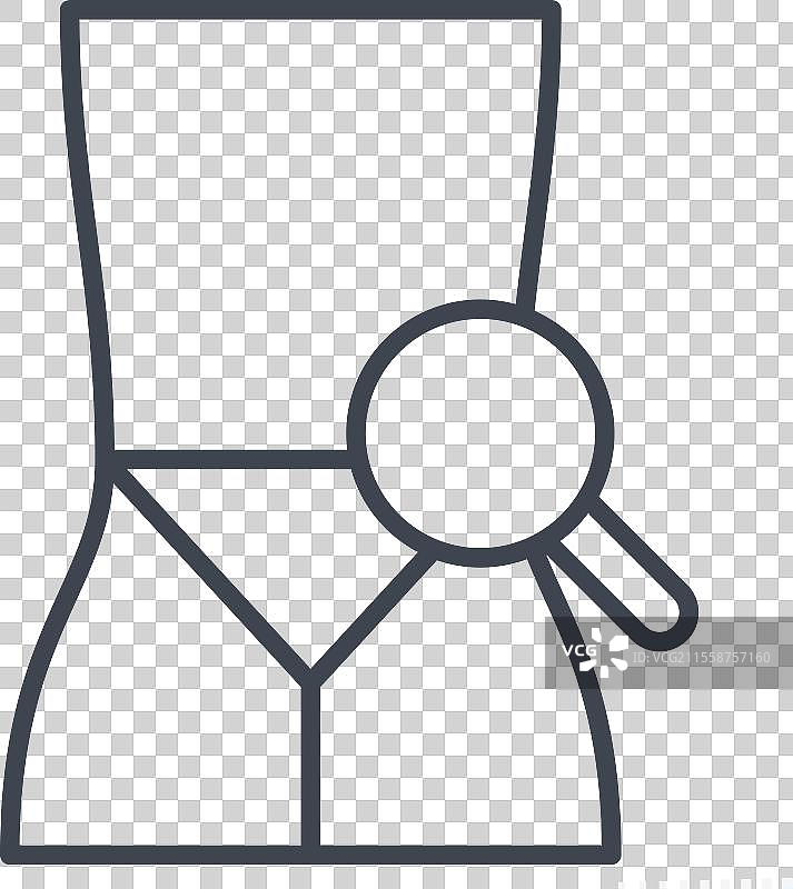 与医学专业相关的症状检查图标图片素材