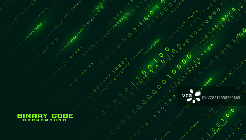 矩阵风格的二进制代码数字背景图片素材