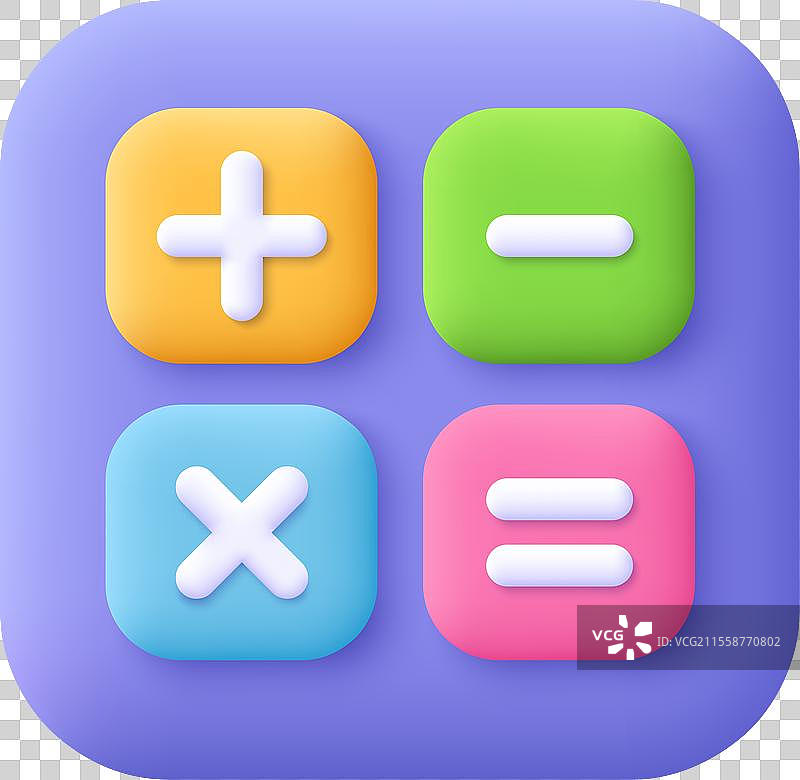 计算器 数学设备 加法 减法图片素材