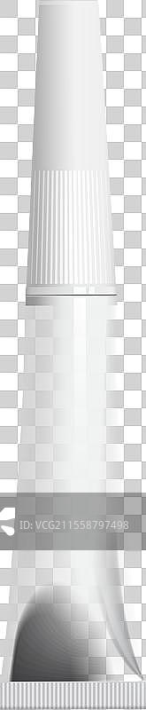 逼真的白色化妆品软膏瓶图片素材