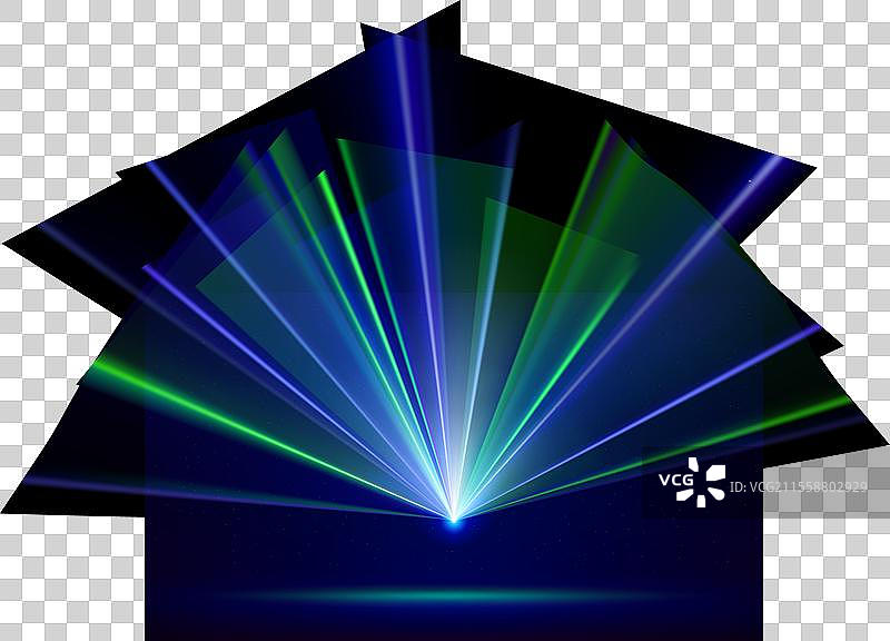 激光灯光秀 明亮的LED激光束 闪光灯图片素材