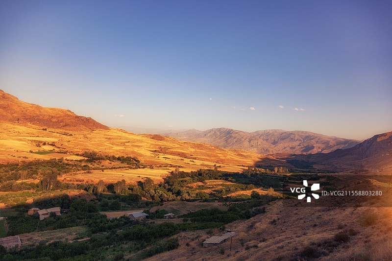 亚美尼亚风景日落照片图片素材