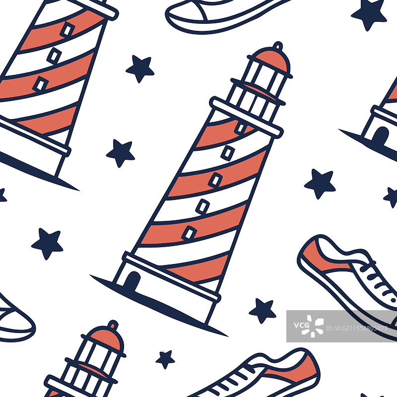 复古横幅的无缝图案设计图片素材