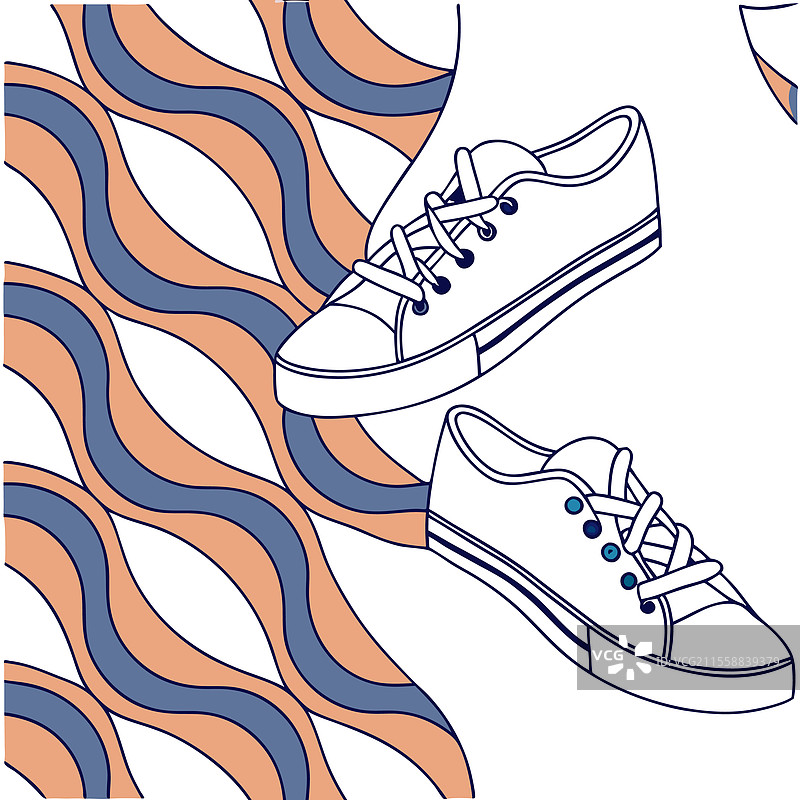 中世纪风格的图形马赛克瓷砖图片素材