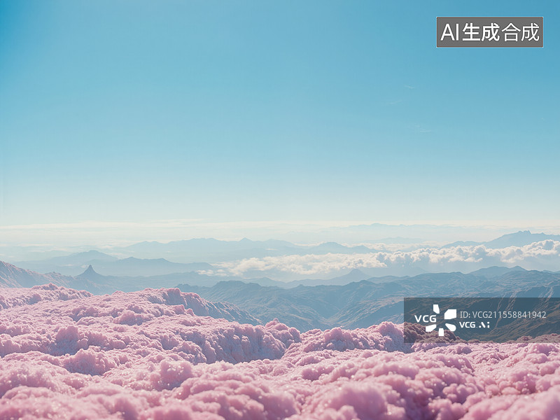 【AI数字艺术】云端之上图片素材