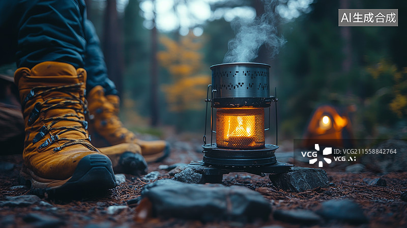 【AI数字艺术】户外帐篷露营野炊图片素材