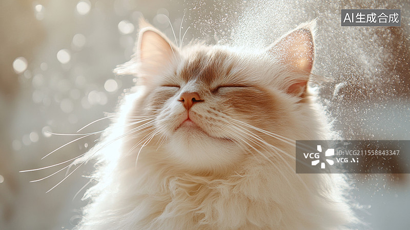【AI数字艺术】宠物经济宠物猫图片素材