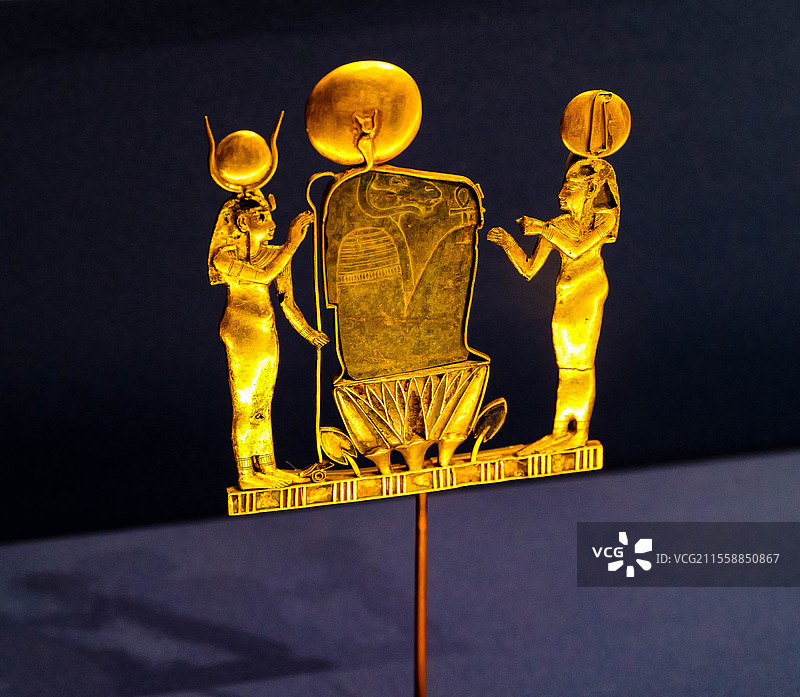 古埃及特展之金器雕塑图片素材
