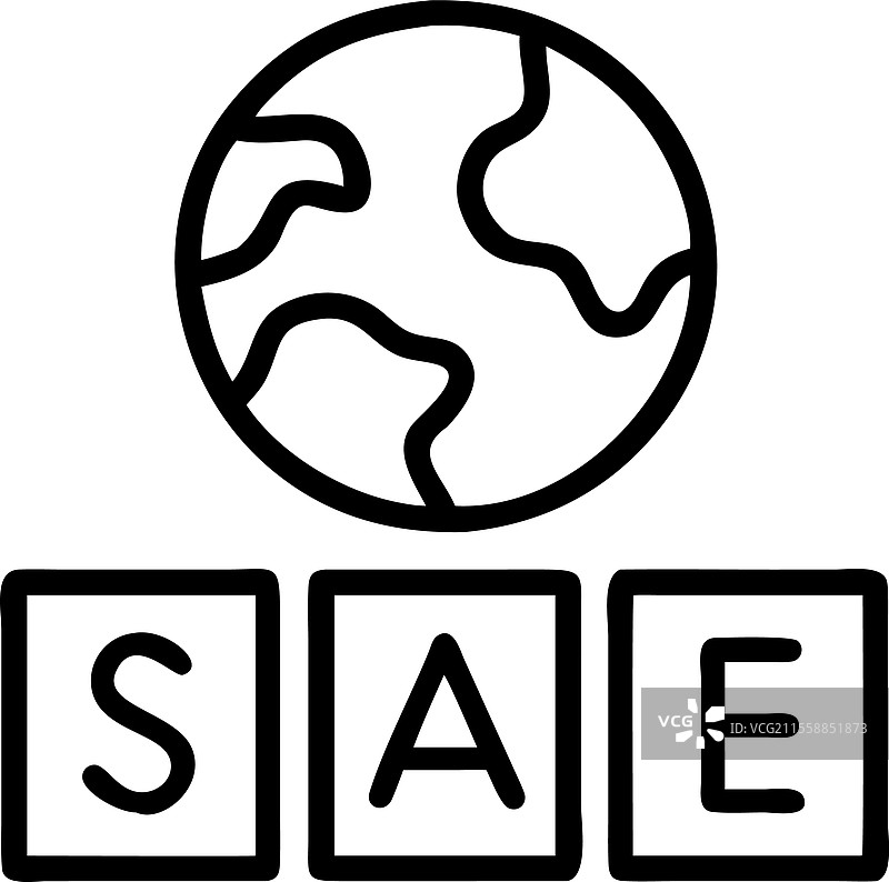 “保存”这个词写在木块上，前面是一个地球仪。图片素材